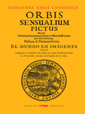 cover image of Orbis Sensualium Pictus